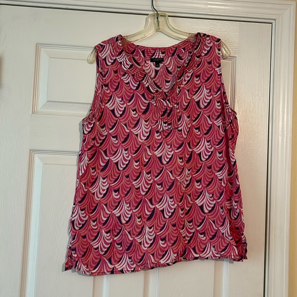 Talbots linen tank